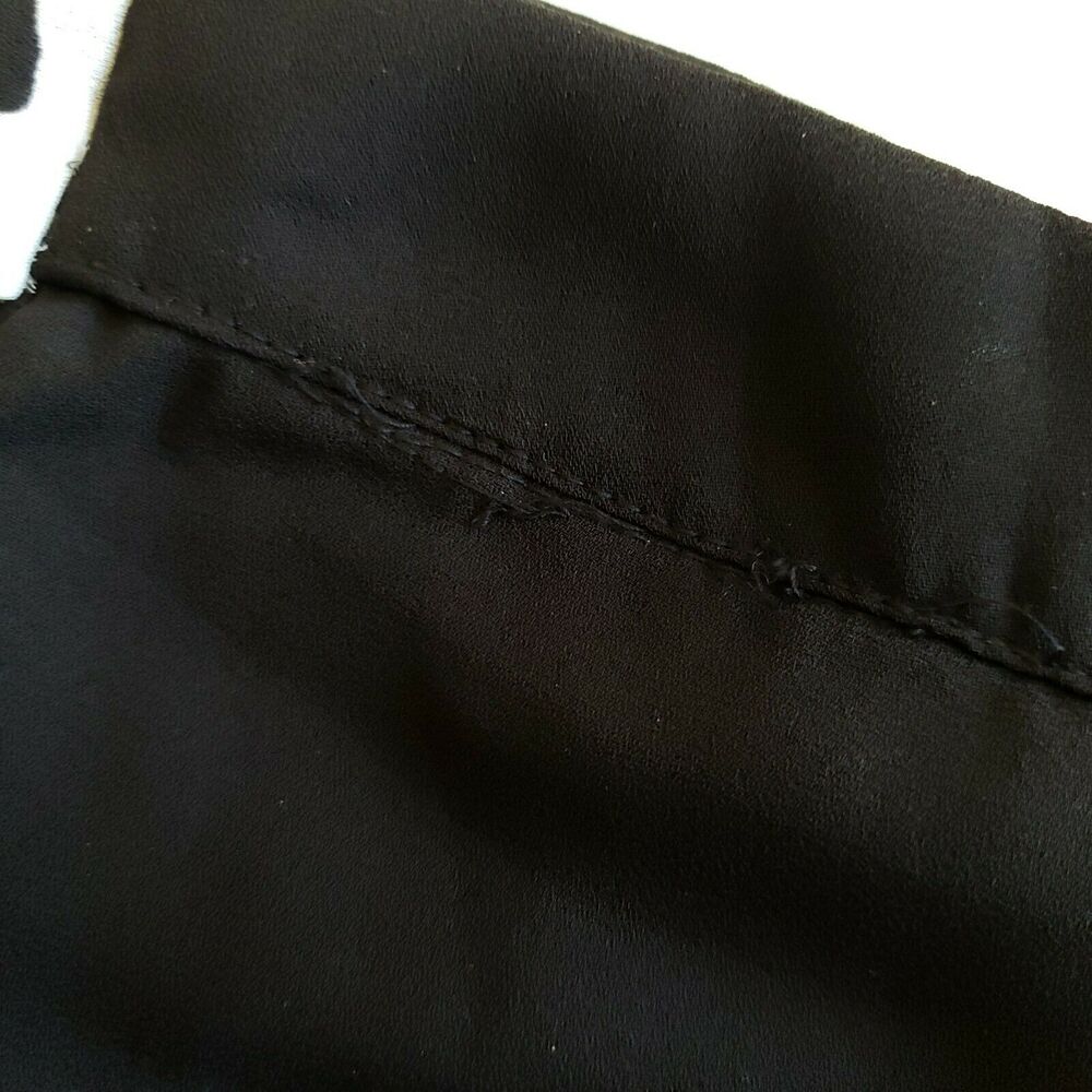 NICOLE MILLER New York Perfect Pleated polka dot tie black dress shorts Sz 6 NEW - Picture 4 of 8